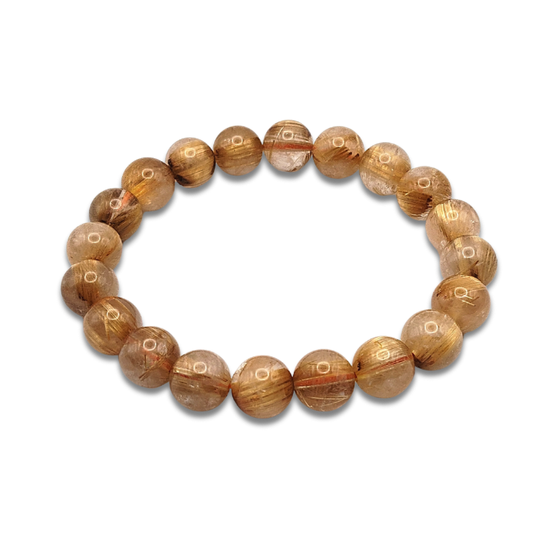 High Grade Golden Rutilated Bracelet